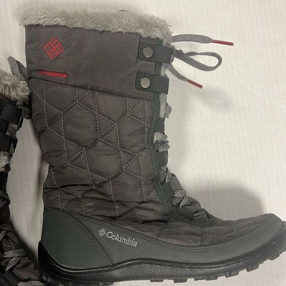 Columbia Minx Mid II Omni Heat Boot Size 6 Shale Gray Winter Boots Waterproof - Picture 16 of 16